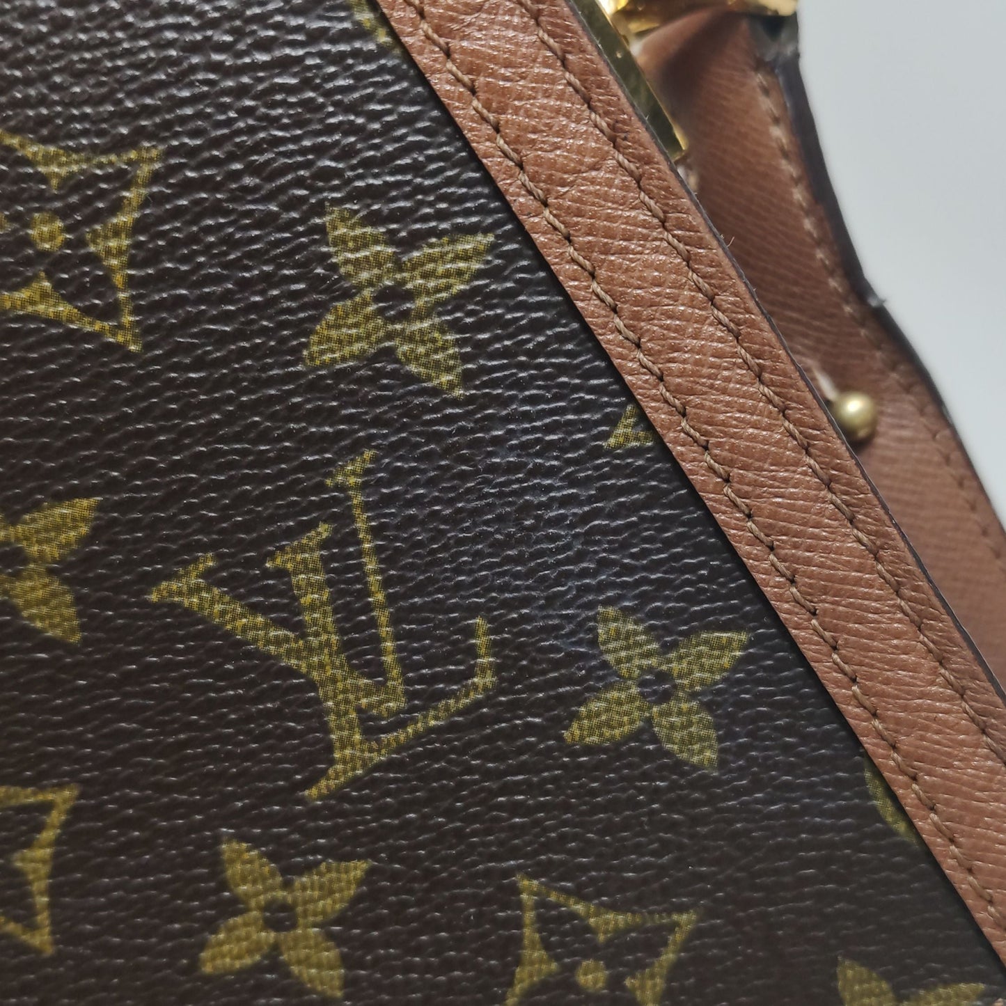 Louis Vuitton Raspail Monogram Print Vintage Messenger Shoulder Bag 250515781193702