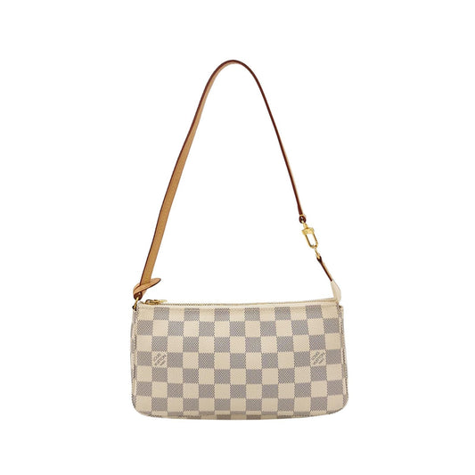 Louis Vuitton Accessories Mahjong Bag Large Size Vegetable Tanned Leather Checkerboard Shoulder Bag 24122778998203