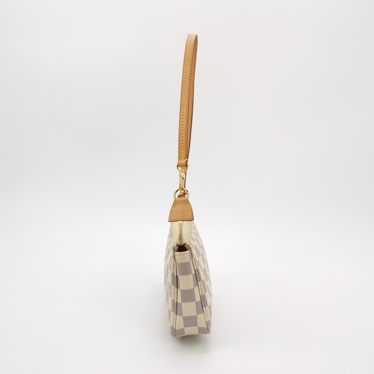 Louis Vuitton Accessories Mahjong Bag Large Size Vegetable Tanned Leather Checkerboard Shoulder Bag 24122778998203