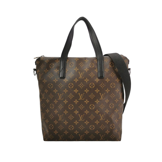 Louis Vuitton Kitan Leather Monogram Tote Shoulder Bag 24122678997960