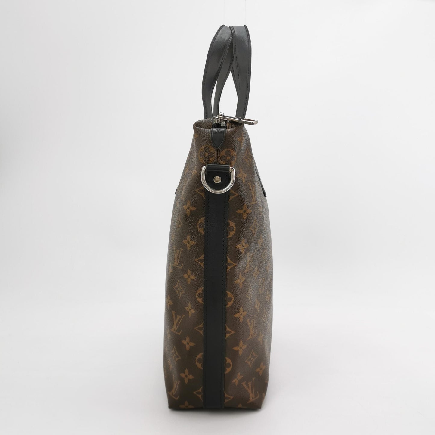 Louis Vuitton Kitan Leather Monogram Tote Shoulder Bag 24122678997960