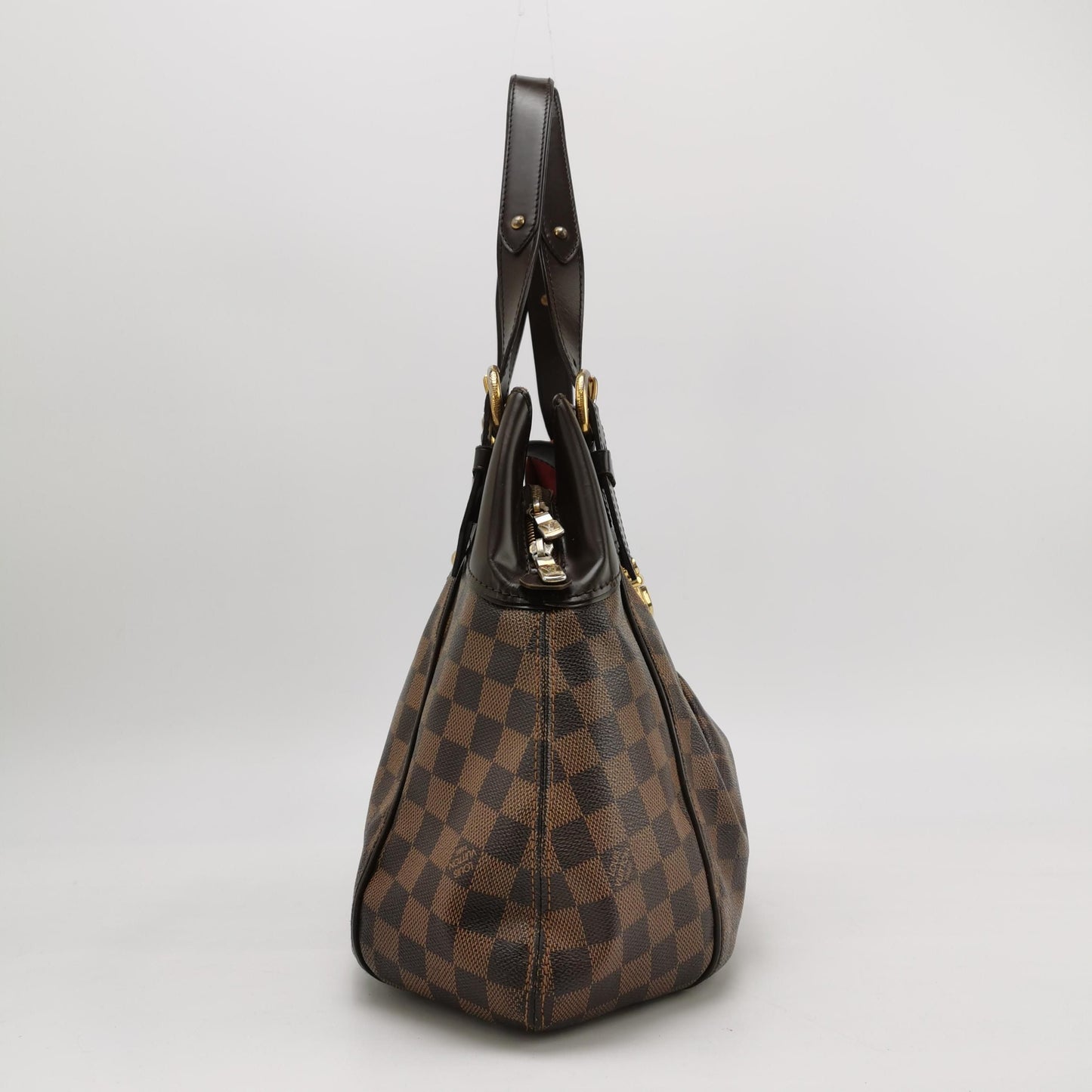 Louis Vuitton Sistina Large Checkered Push Lock Shoulder Bag 24121378981655