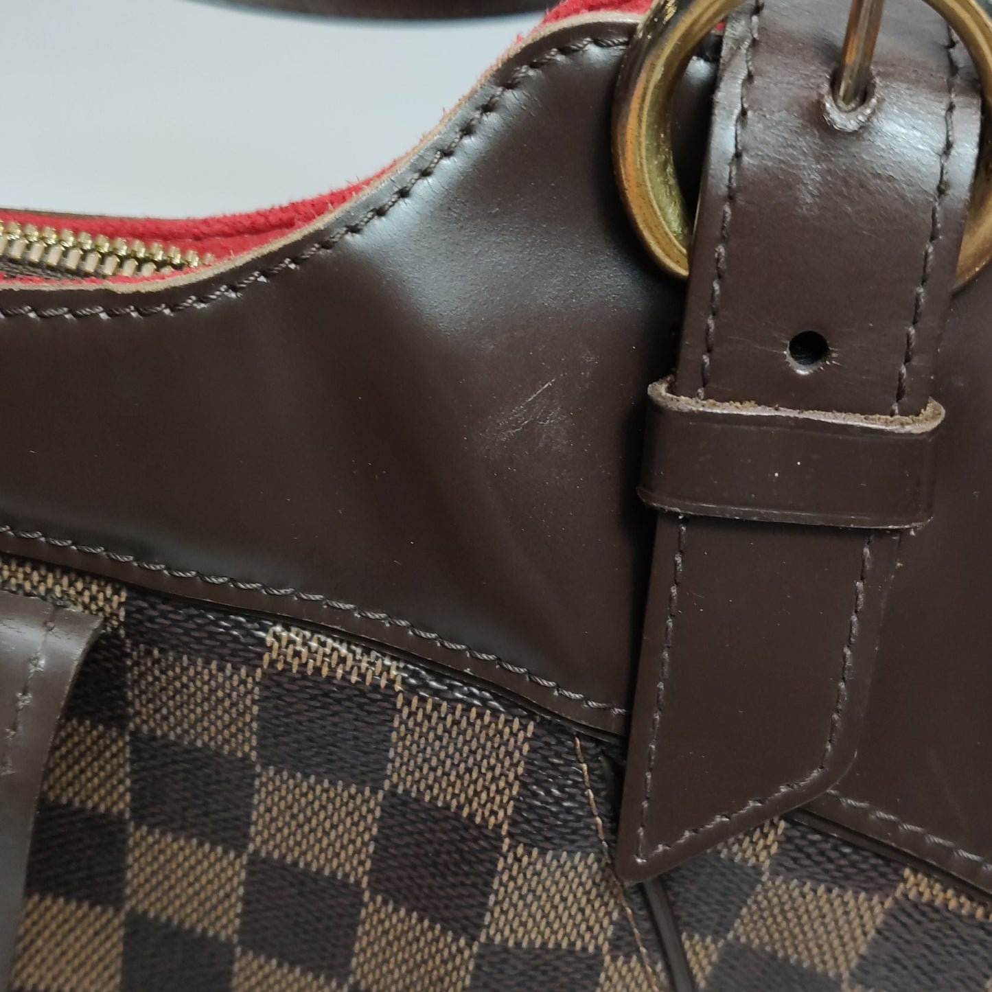Louis Vuitton Sistina Large Checkered Push Lock Shoulder Bag 24121378981655