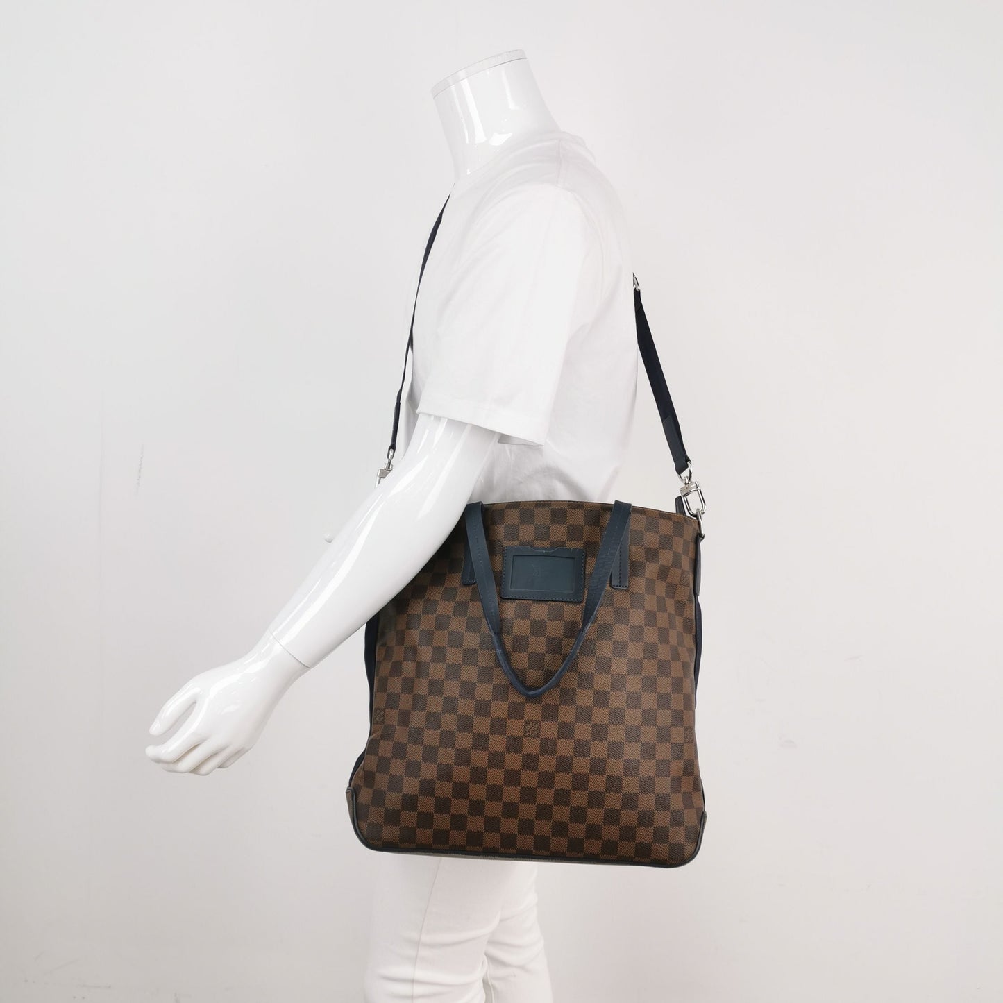 Louis Vuitton Herald Leather Checkerboard Logo Crossbody Shoulder Bag 127841400643