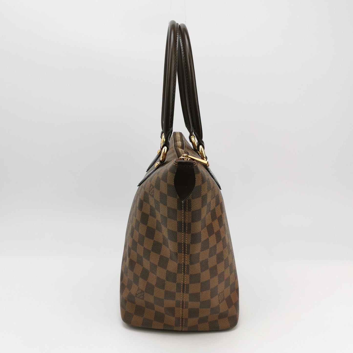 Louis Vuitton Saleya Leather Checkered Zip Shoulder Bag 24120478970146