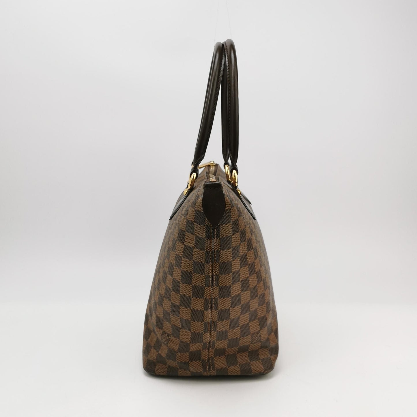 Louis Vuitton Saleya Leather Checkered Zip Shoulder Bag 24120478970146