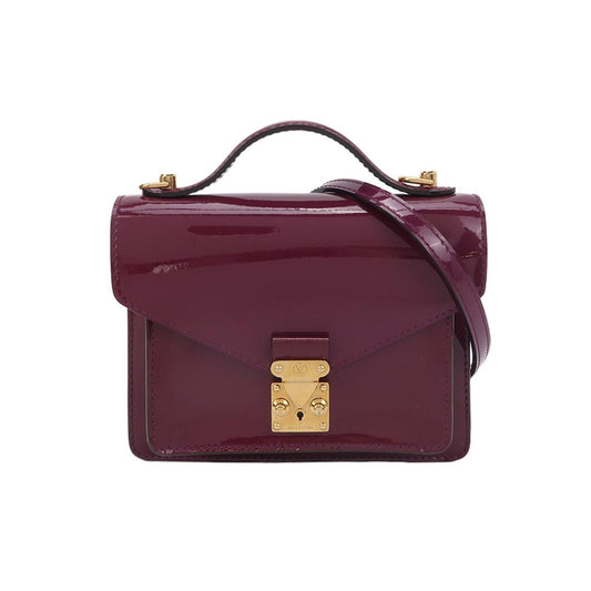 Louis Vuitton Monceau Patent Leather S-lock Crossbody Shoulder Bag 127840200660