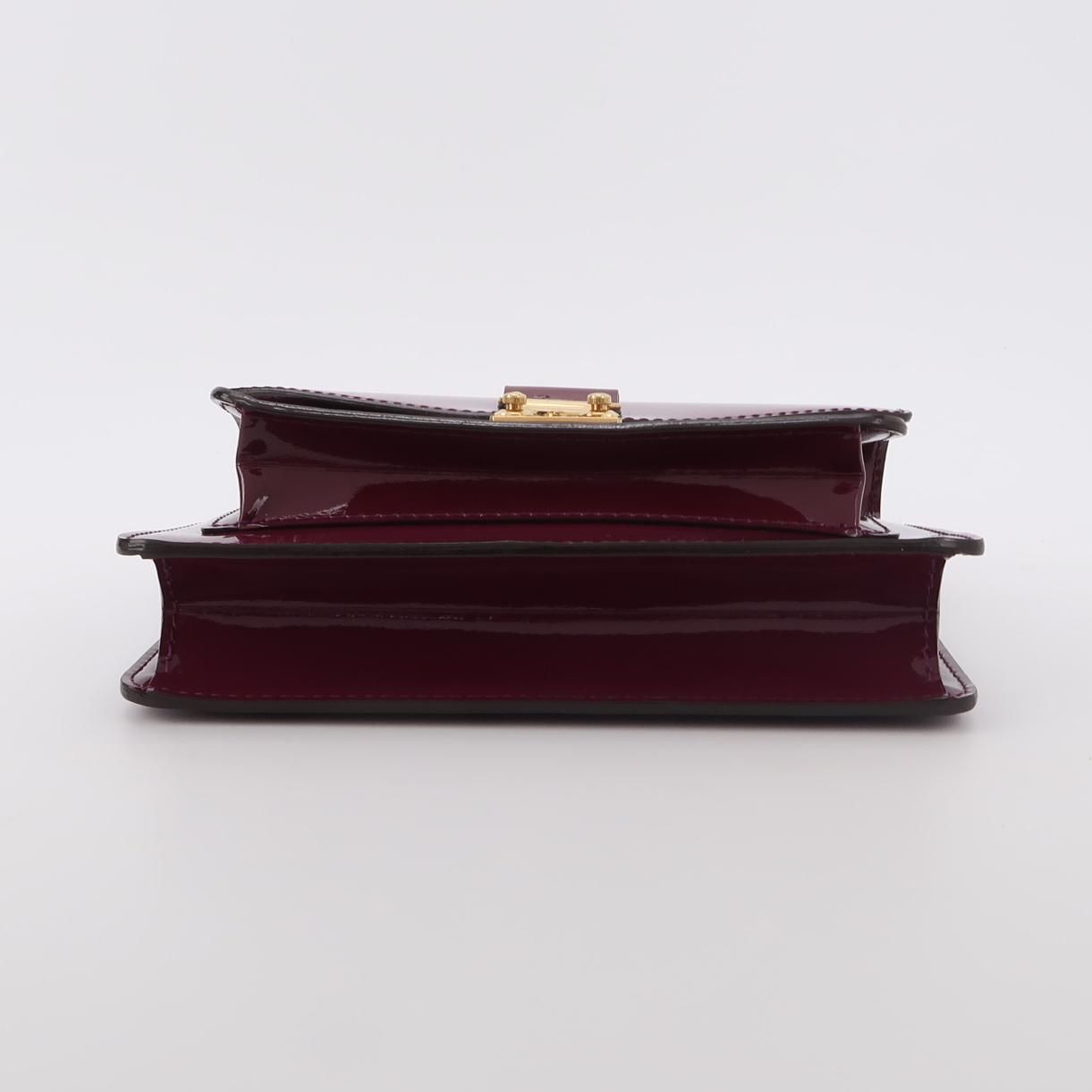 Louis Vuitton Monceau Patent Leather S-lock Crossbody Shoulder Bag 127840200660