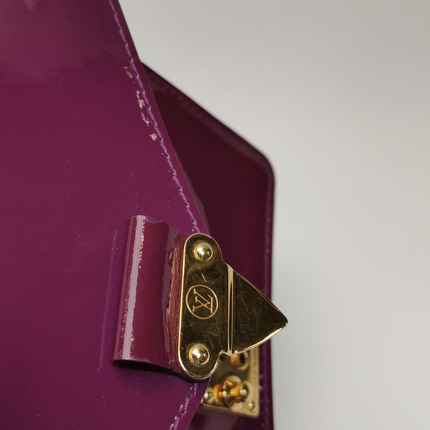 Louis Vuitton Monceau Patent Leather S-lock Crossbody Shoulder Bag 127840200660