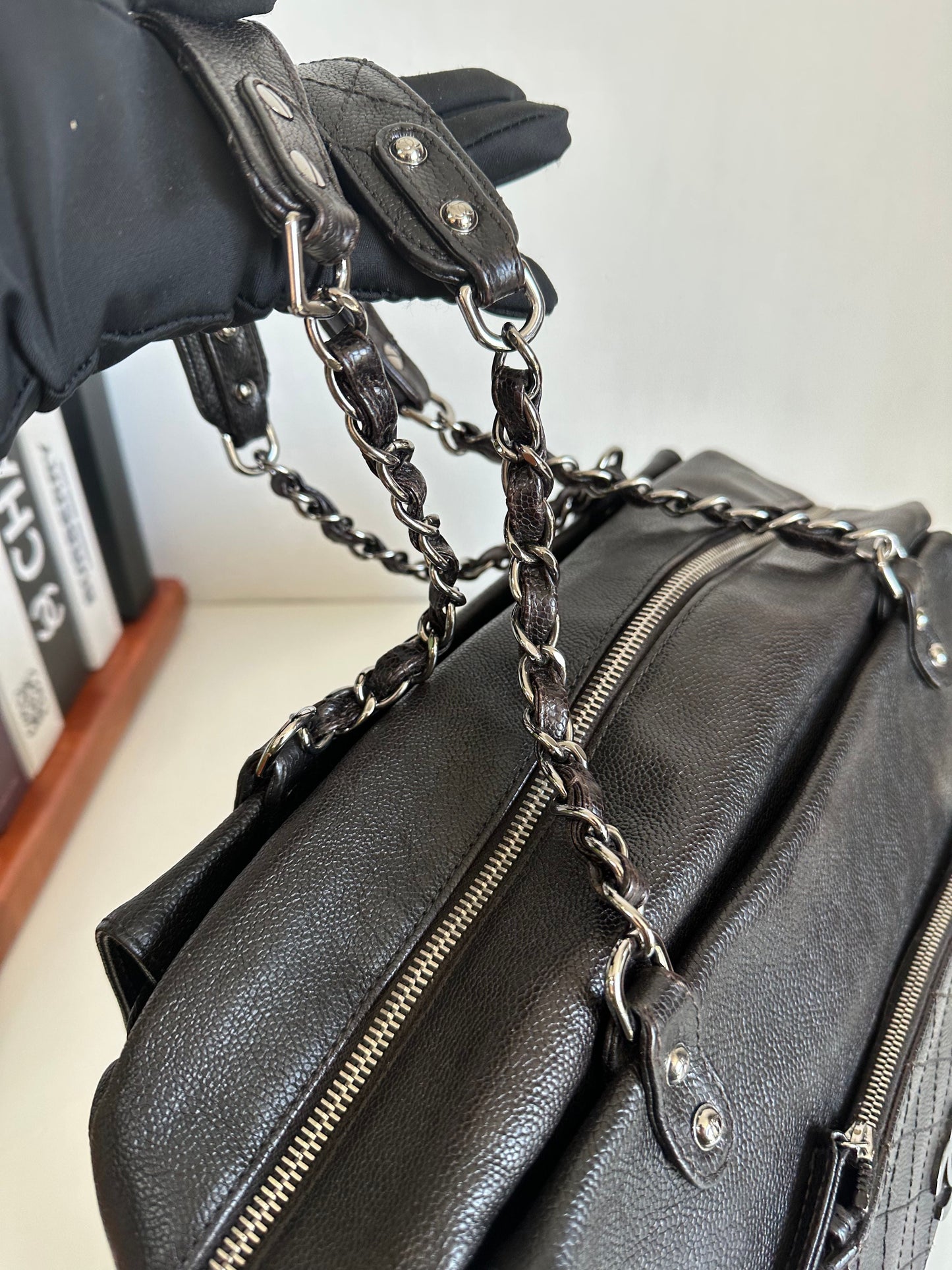 Chanel Pocket in the City Tote - Black Shoulder Bags, Handbags #JIUE
