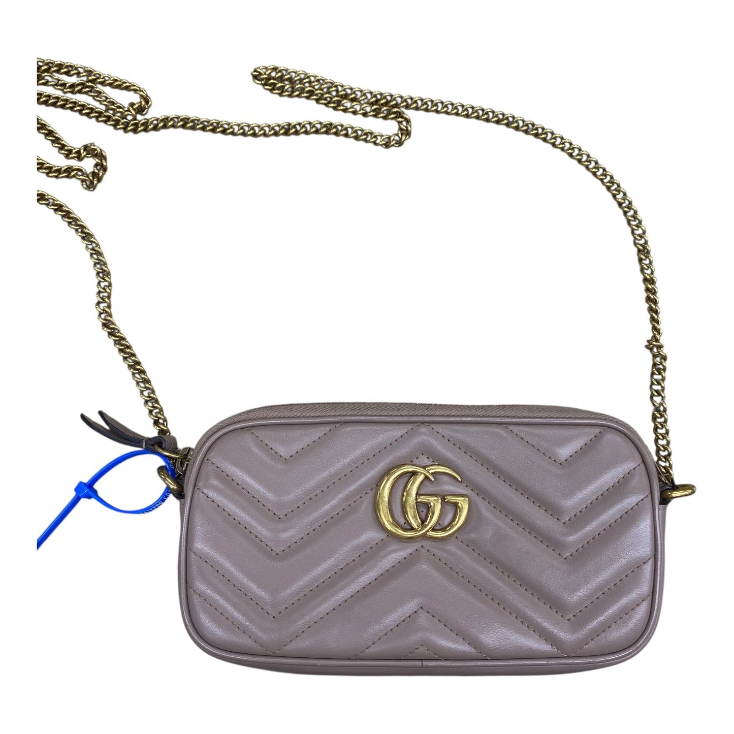 Handbag Luxury Designer By Gucci In Pink, Size:MINI
