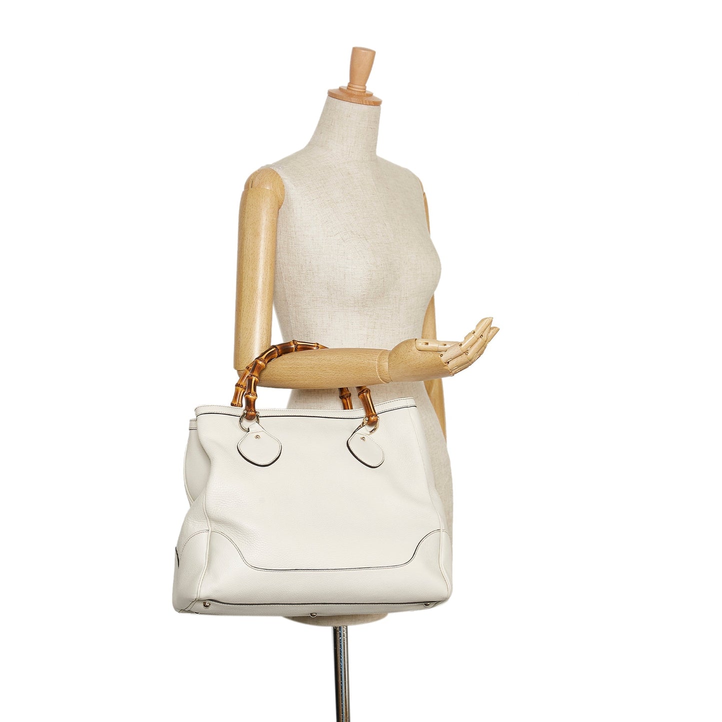 Gucci Bamboo Diana Leather Tote Bag