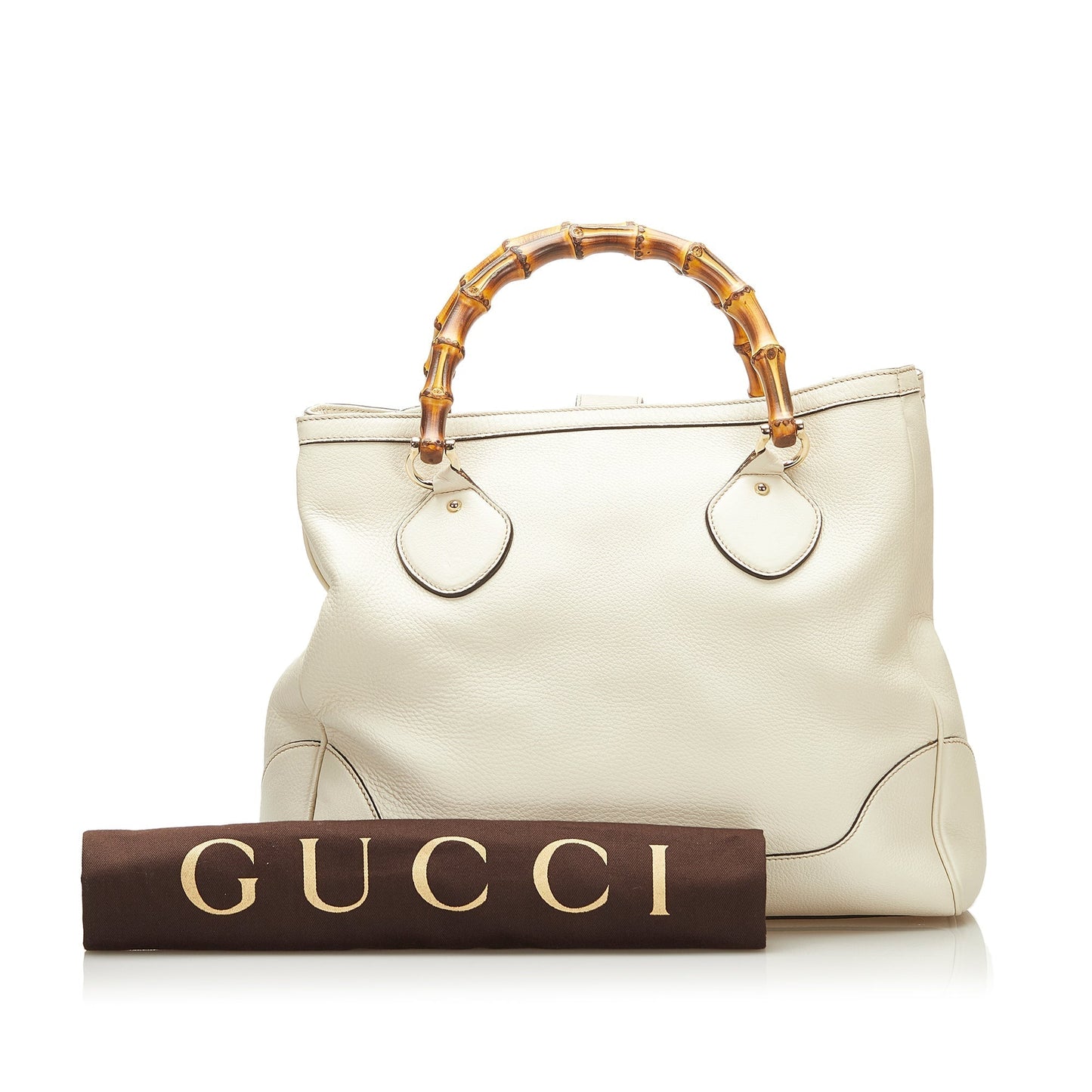 Gucci Bamboo Diana Leather Tote Bag