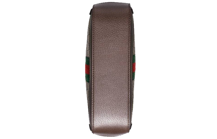(WMNS) Gucci Ophidia Logo Stripe Webbing Tassel Canvas handBag Small / Brown Retro Classic 550622-K05NG-8745