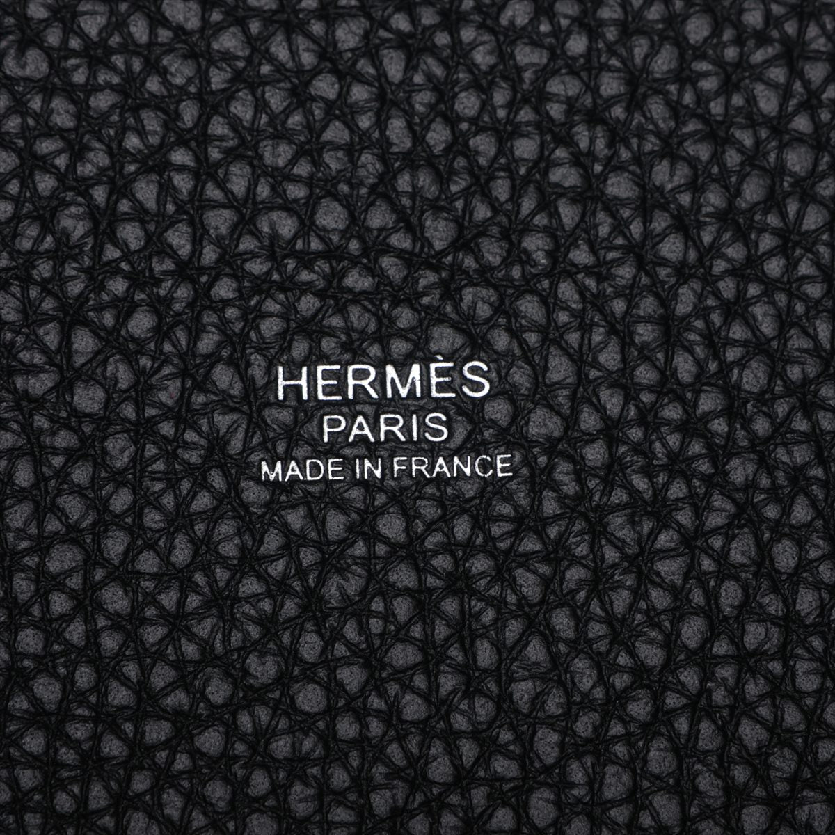 Hermes Picotin Lock 22 MM  Clemence Black Silver G  W2024