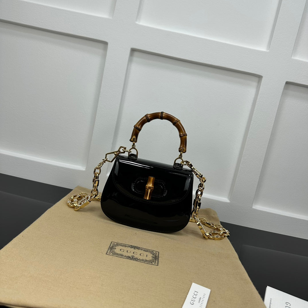 BOLSA GUCCI BAMBOO 1947 PEQUENA