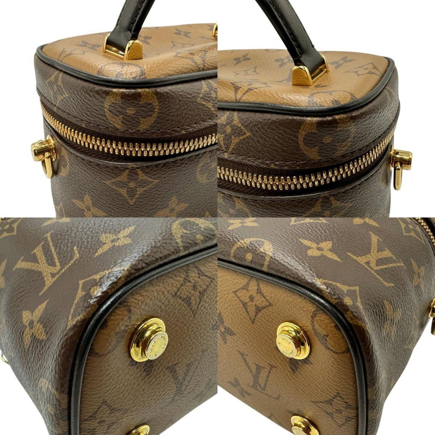 Louis Vuitton  Monogram Reverse Handbag Shoulder Bag