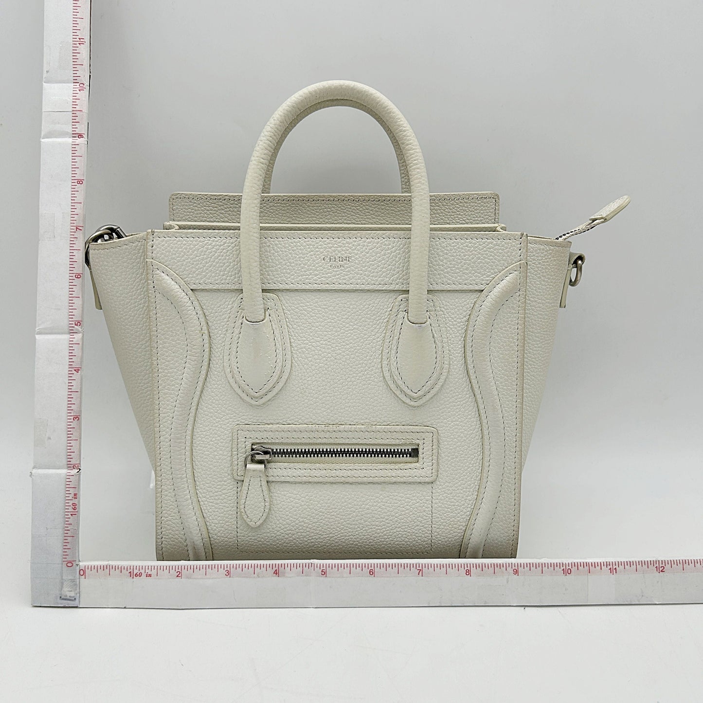 Celine Leather Luggage Micro - Neutrals Totes, Handbags LA43684