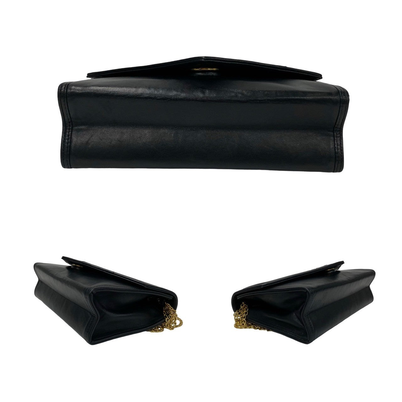 CHANEL Shoulder Bag lambskin black