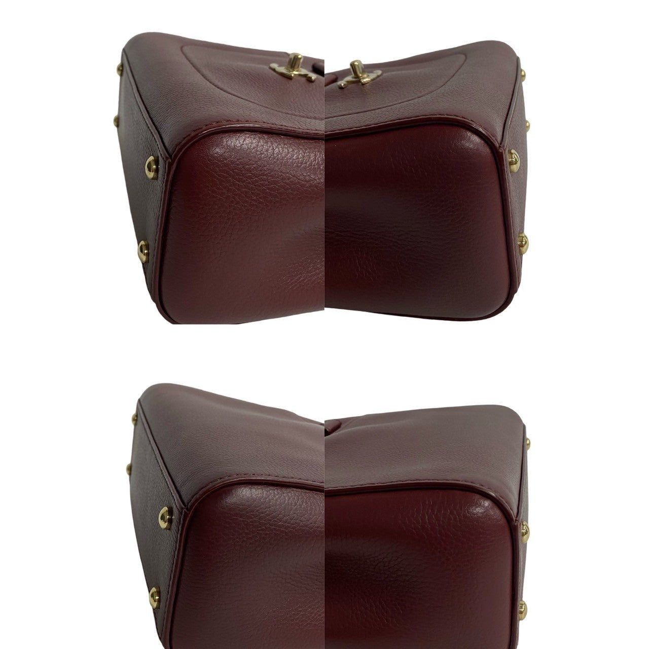 CHANEL Shoulder Bag Matt caviar skin wine-red Neo Executive Tote