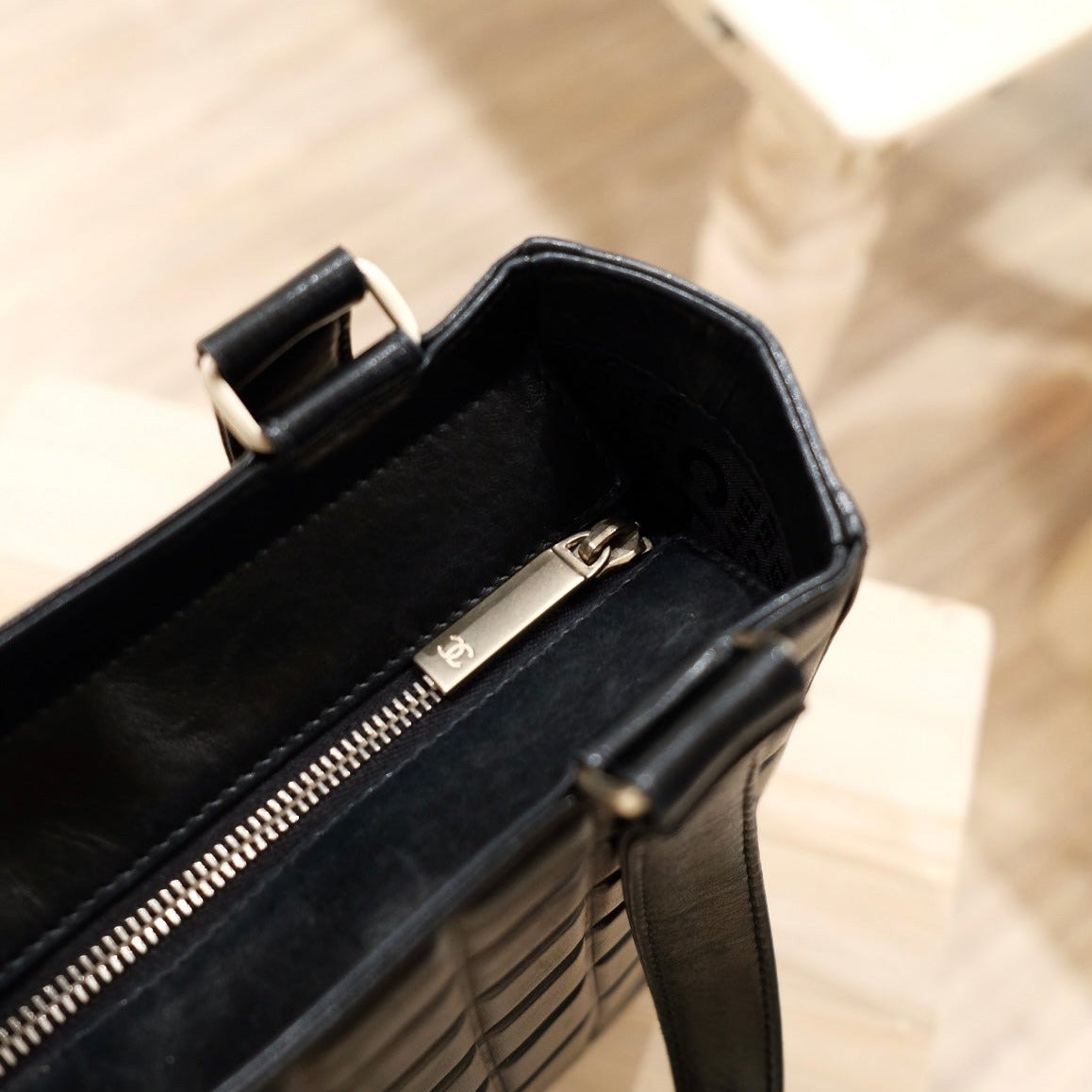 Chanel CC choco bar shoulder bag