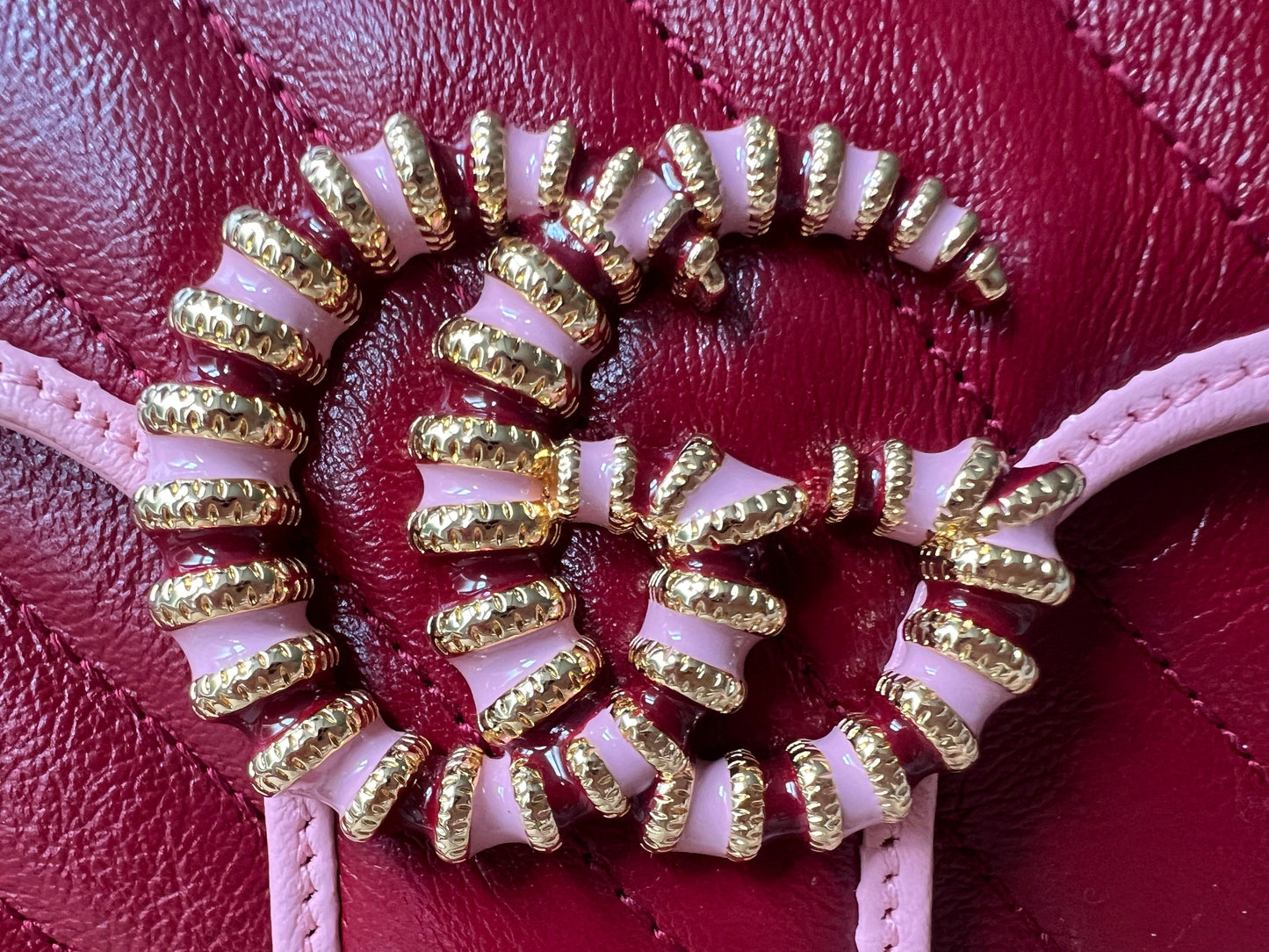 Gucci GG Torchon Pink Marmont Small Shoulder Bag