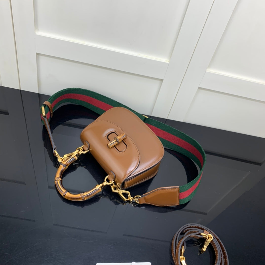 BOLSA GUCCI BAMBOO 1947 PEQUENA 17