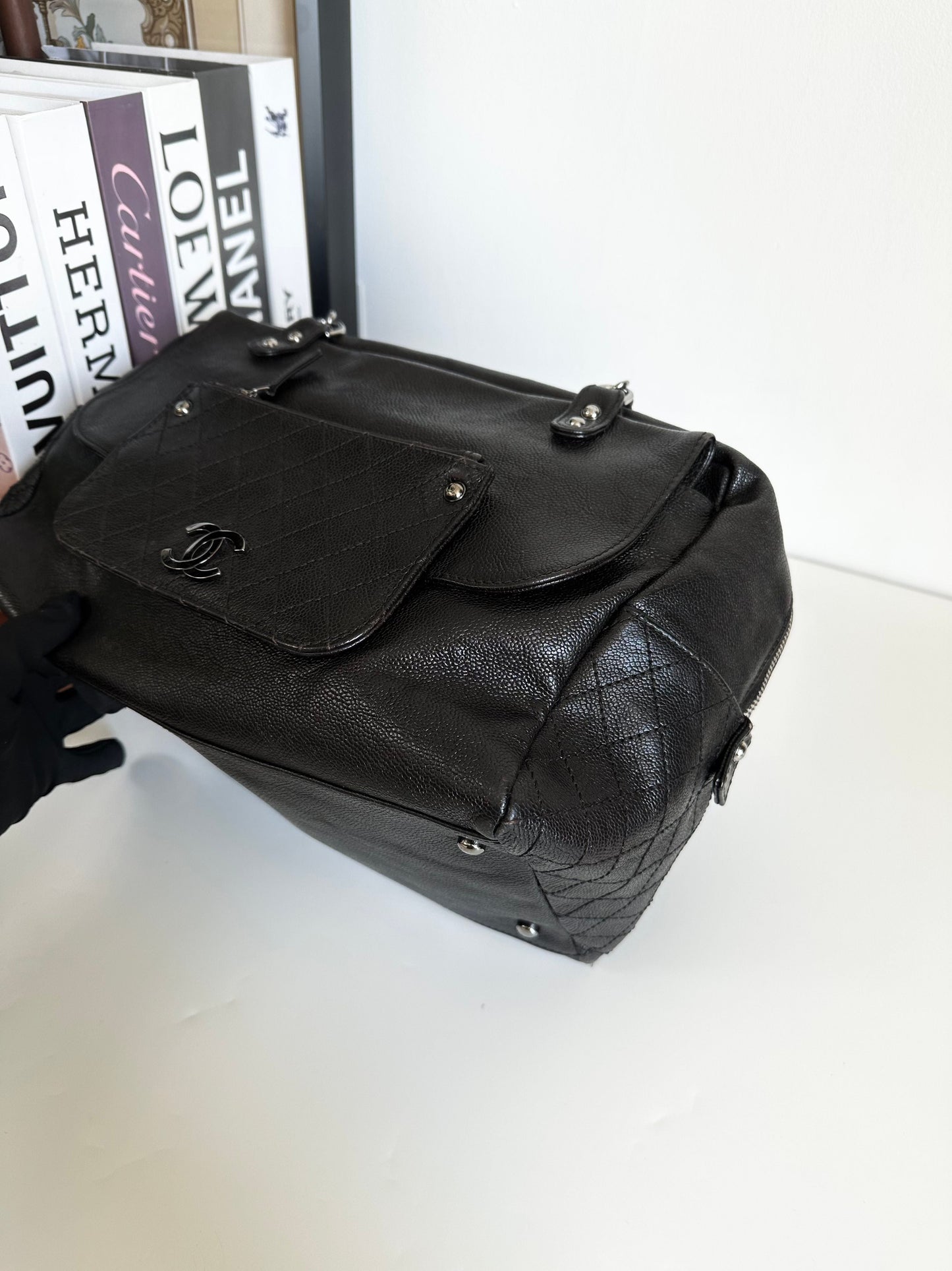 Chanel Pocket in the City Tote - Black Shoulder Bags, Handbags #JIUE
