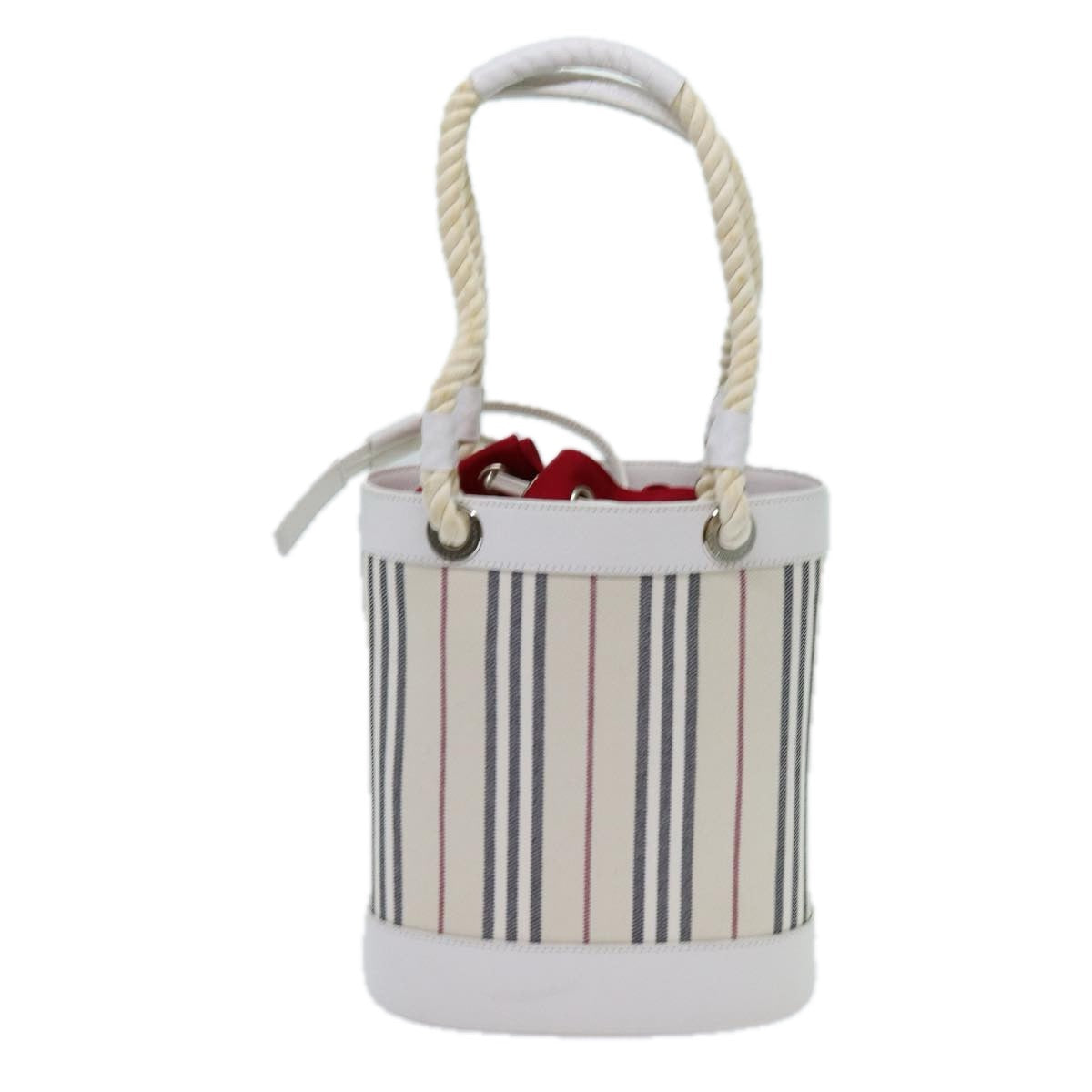 Burberry Nova Check Shoulder Bag Canvas Beige Auth 70767