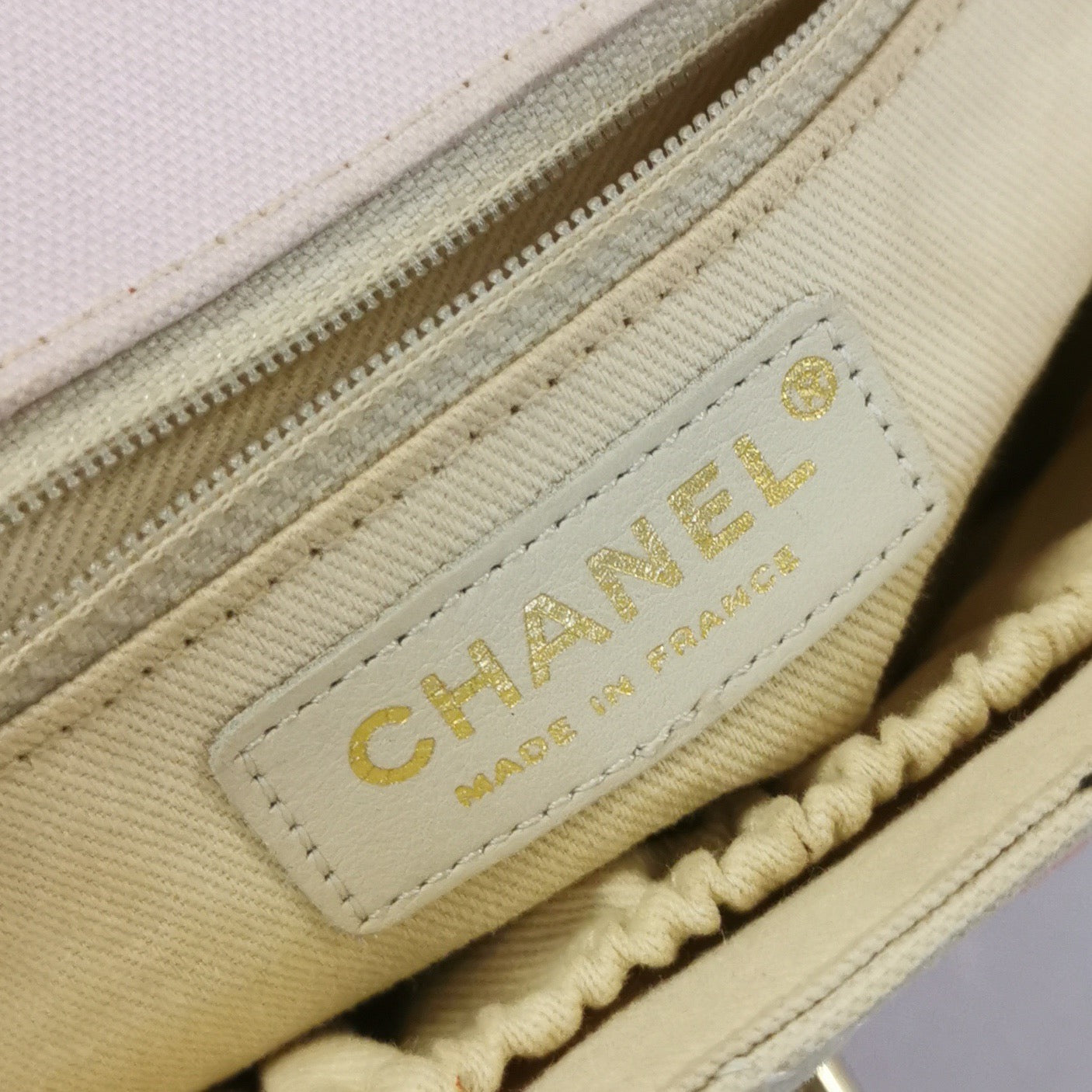 Chanel Baguette Flap Multicolor Eiffel Tower Print Cloth Shoulder Bag