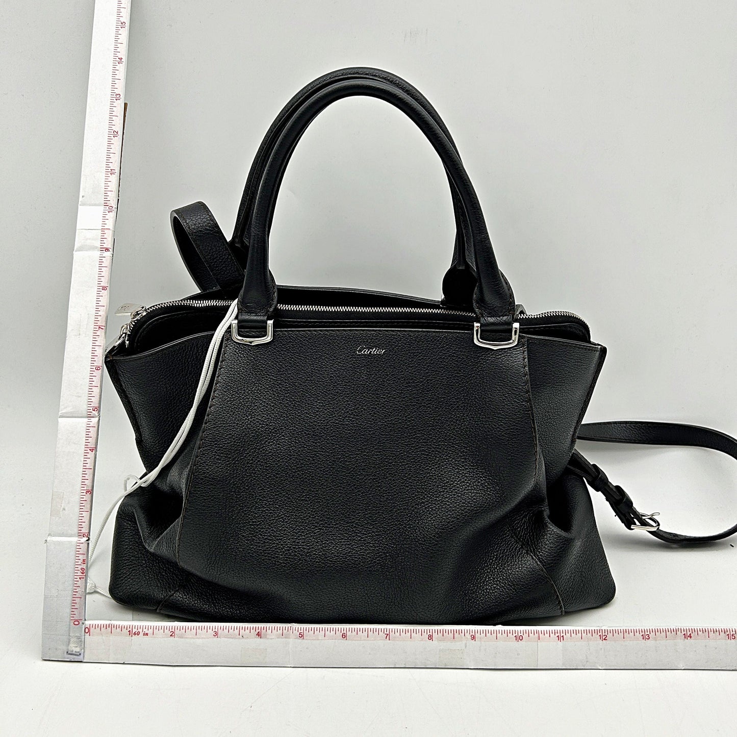 Cartier Black Leather C De Cartier Tote Cartier LA7383