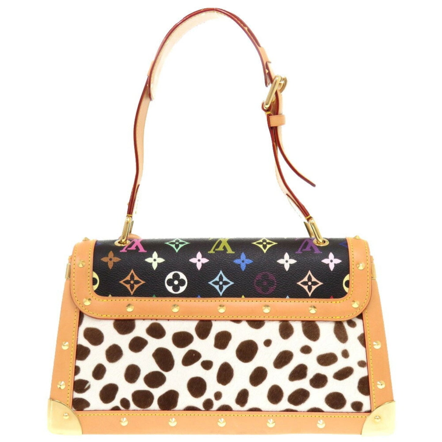 Louis Vuitton   Noir Monogram colore Leather Handbag Shoulder Bag