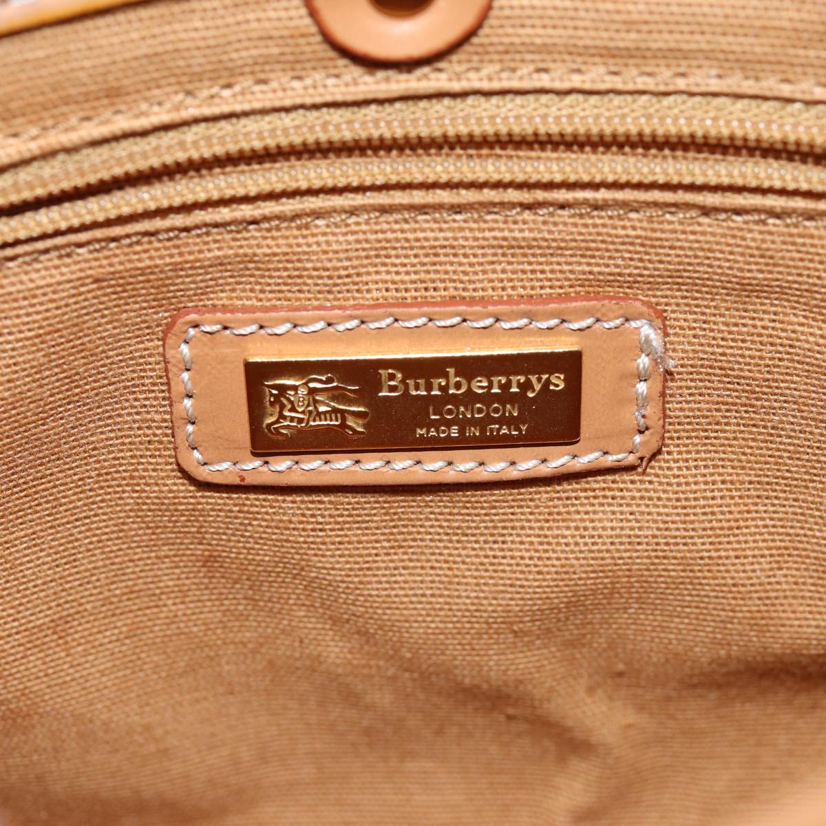 BurberrySs Nova Check Shoulder Bag PVC Blue Auth 75452