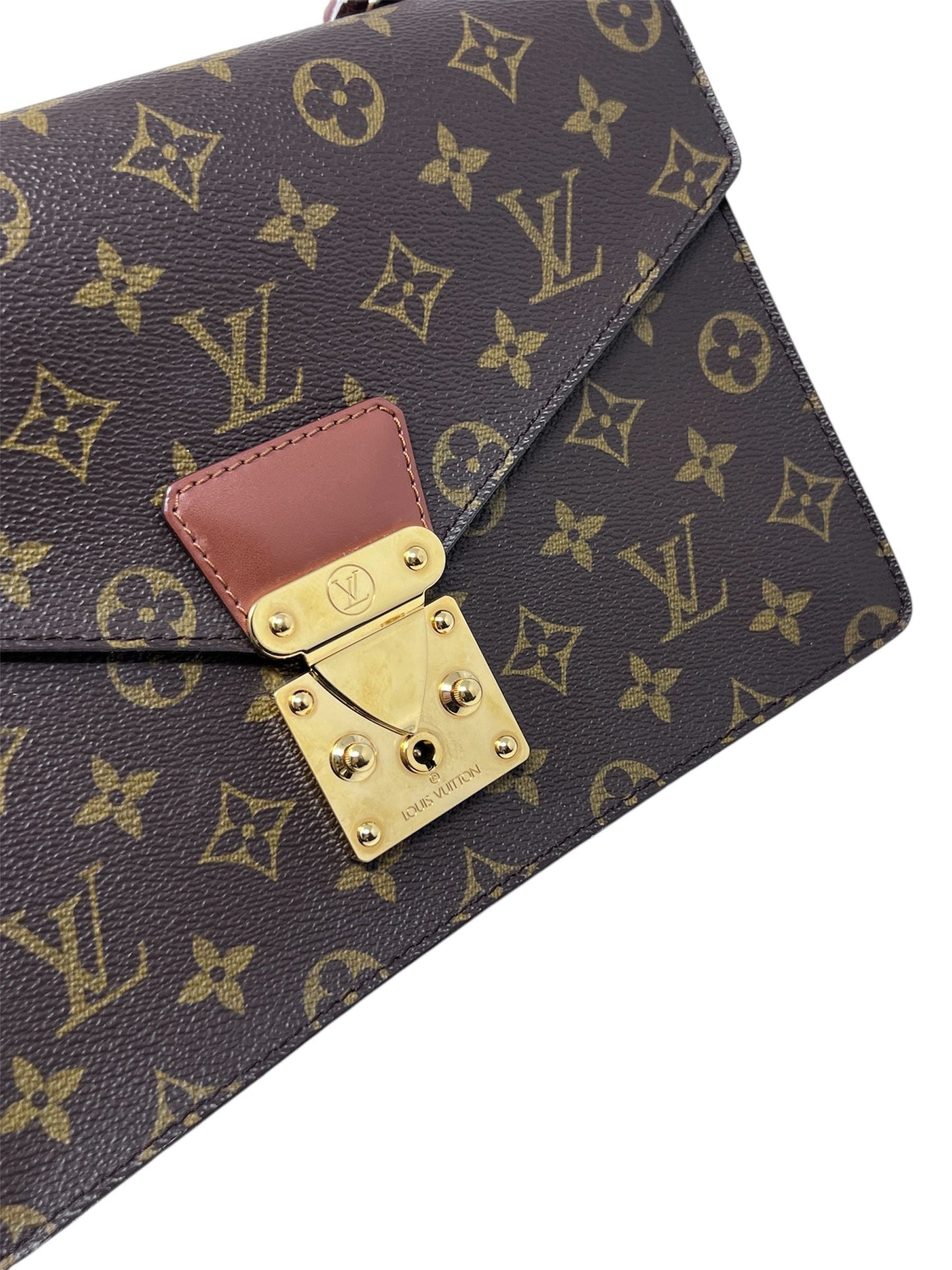 Louis Vuitton | Bags | Louis Vuitton Monceau 28 2way Shoulder Hand Bag Monogram Leather AG038O