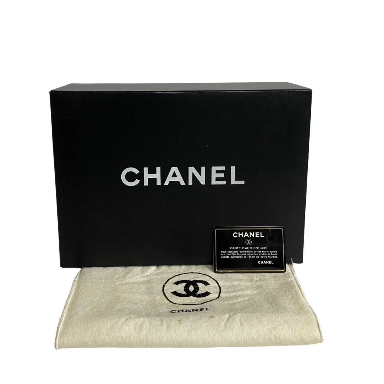 CHANEL Shoulder Bag lambskin white