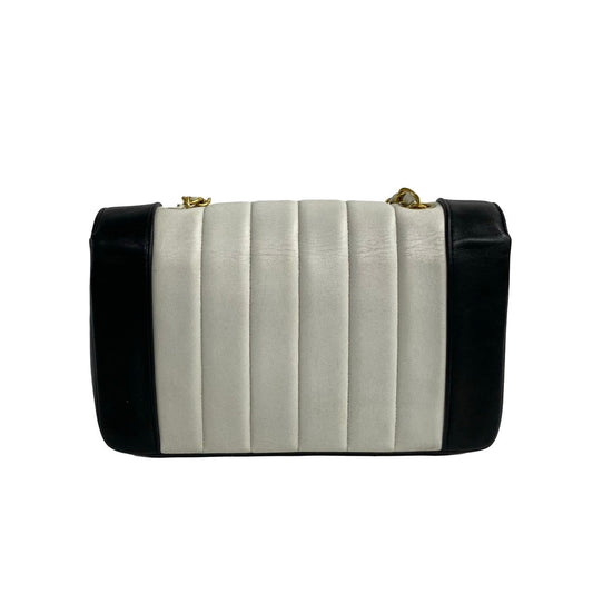 CHANEL Shoulder Bag lambskin white