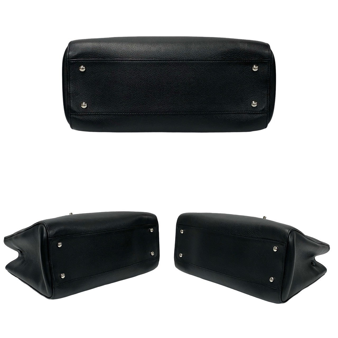 CHANEL Shoulder Bag leather black