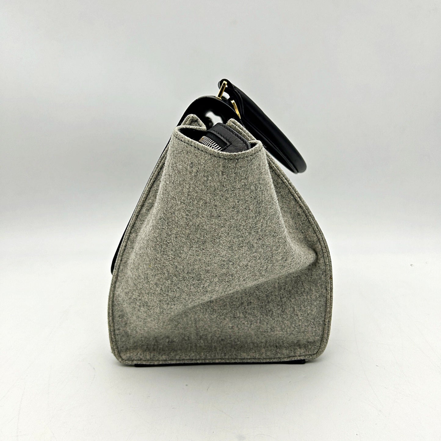 Celine Medium Felt Trapeze Bag - Grey Totes, Handbags LA18532