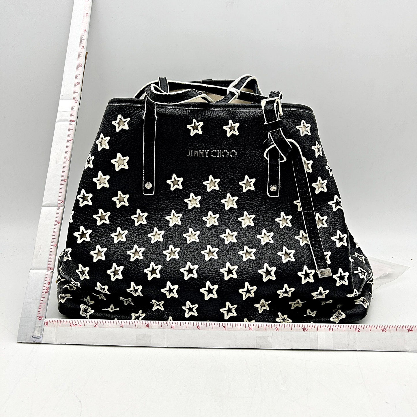 Jimmy Choo Leather Star Tote Bag - Black Totes, Handbags LA5877
