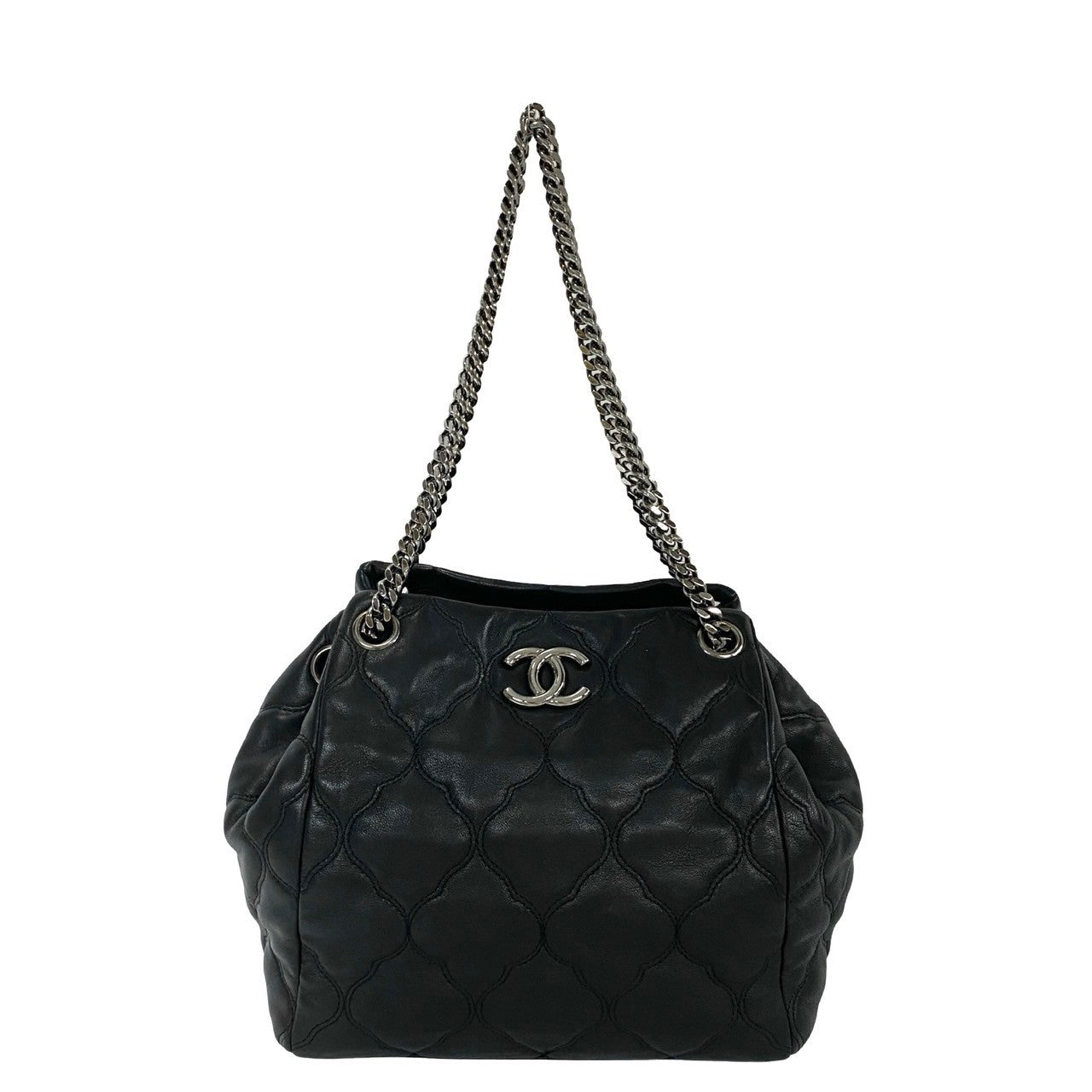 CHANEL Shoulder Bag lambskin black