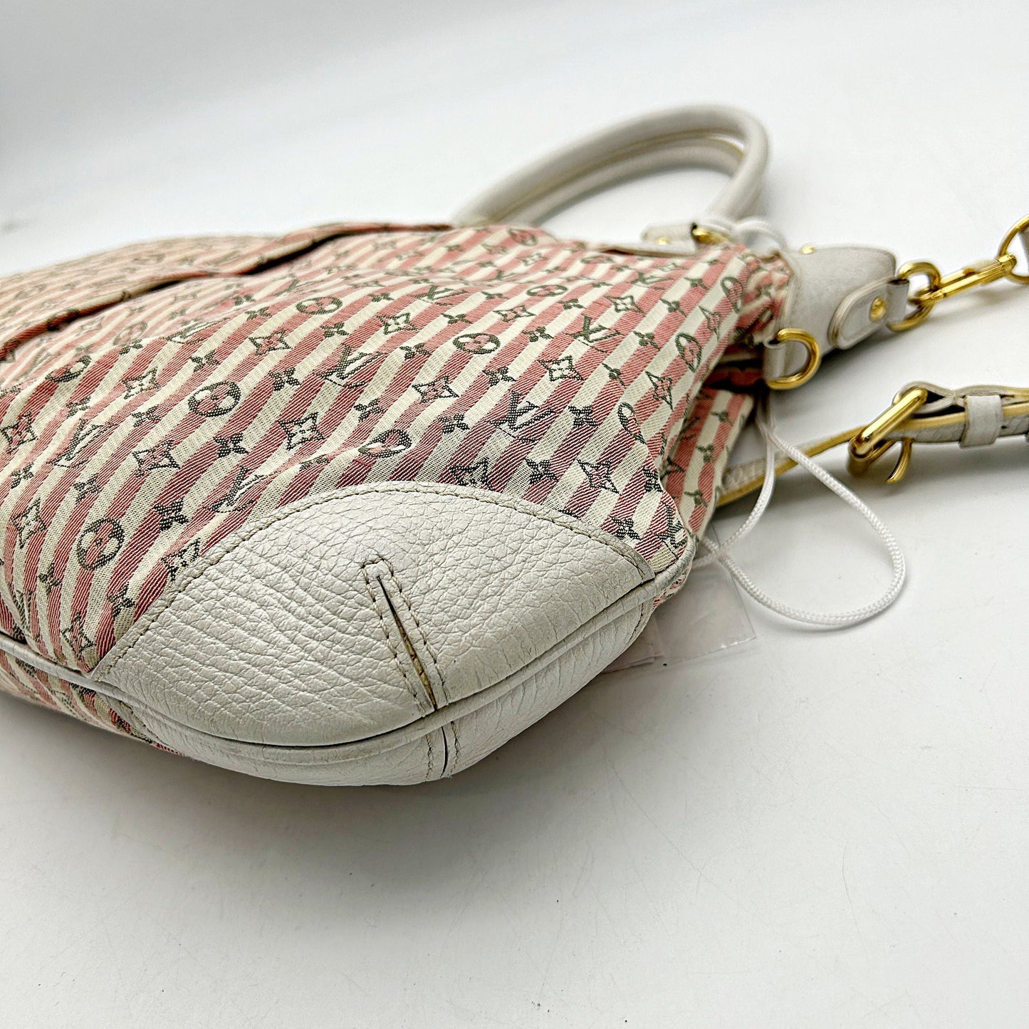 Pre-owned LOUIS VUITTON Mini Lin Croisette Marina PM Rouge LA5549