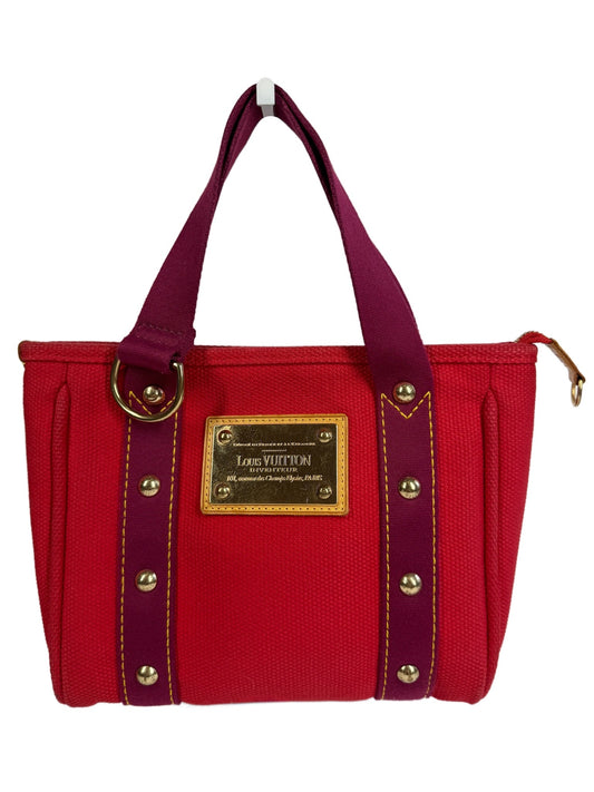 Louis Vuitton Vintage Fuchsia Canvas Antigua Cabas PM Mini Bag