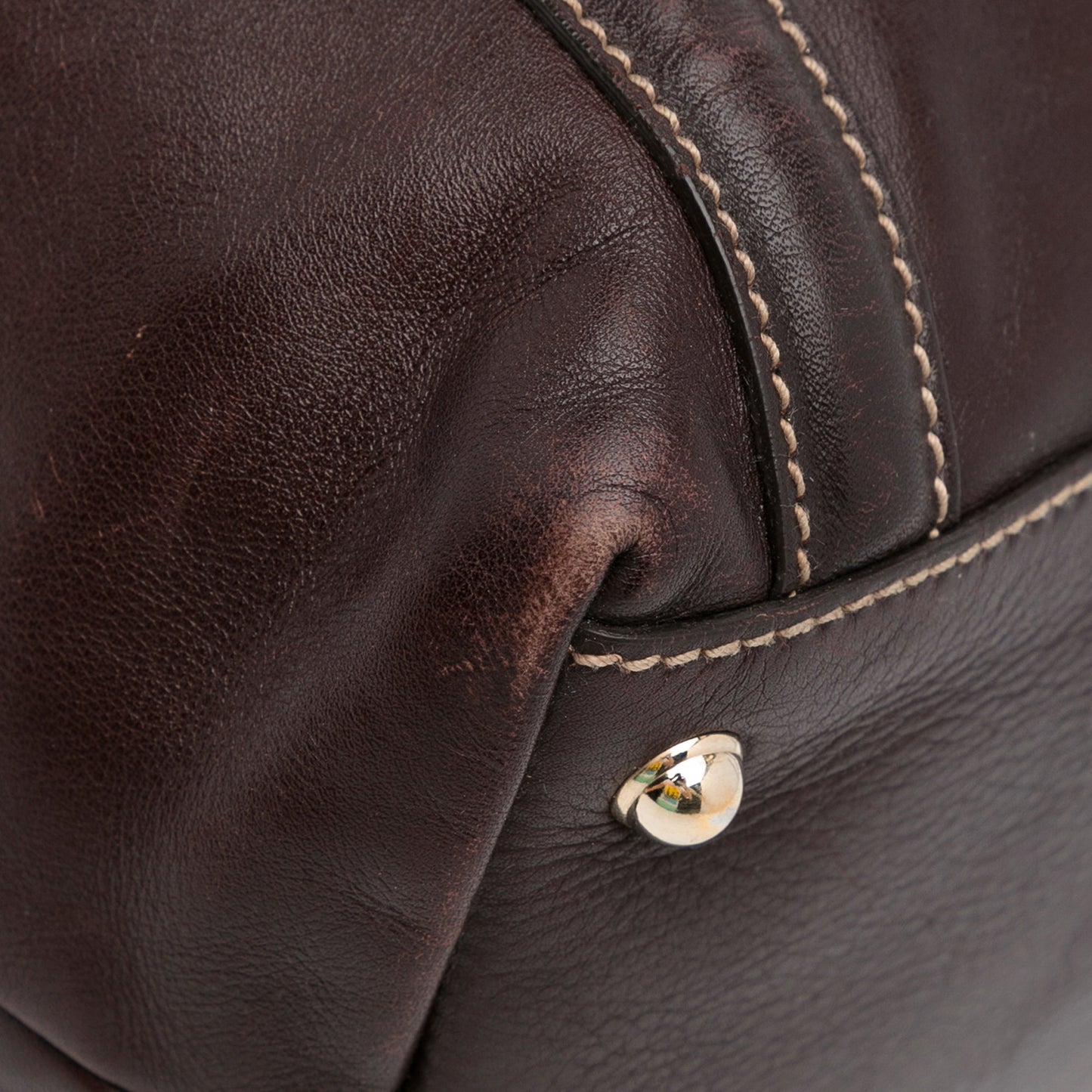 Brown Gucci Dialux Britt Tote