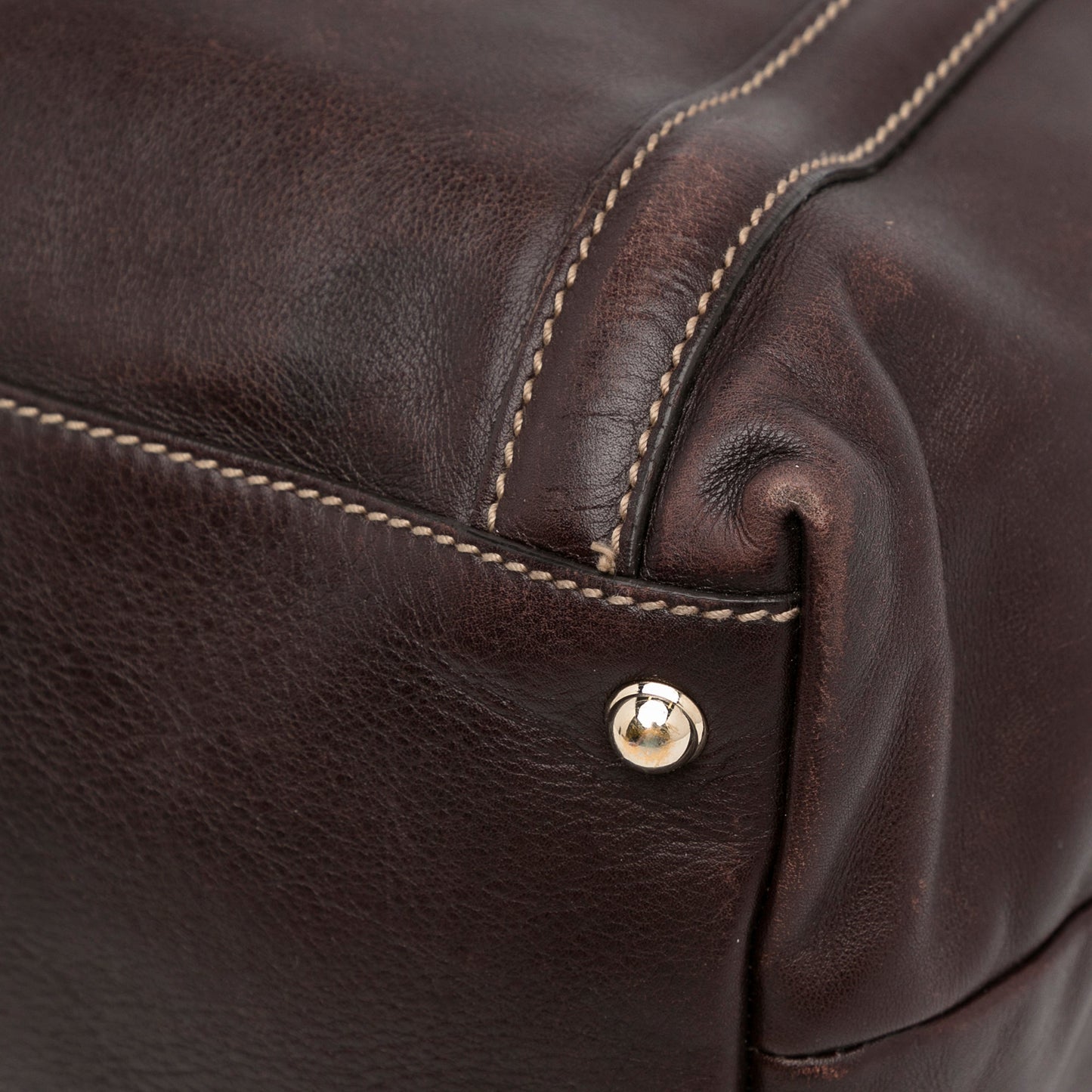 Brown Gucci Dialux Britt Tote