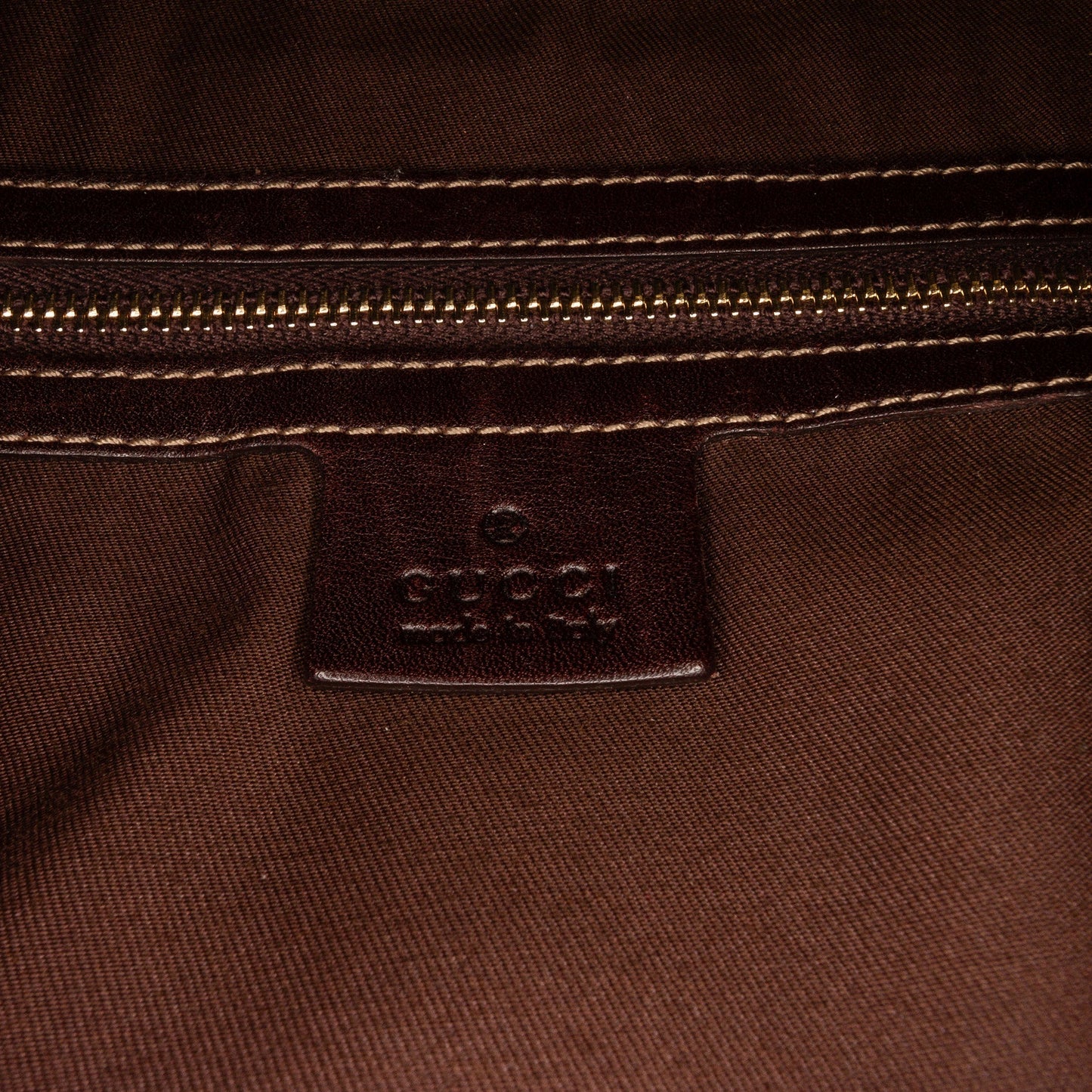 Brown Gucci Dialux Britt Tote