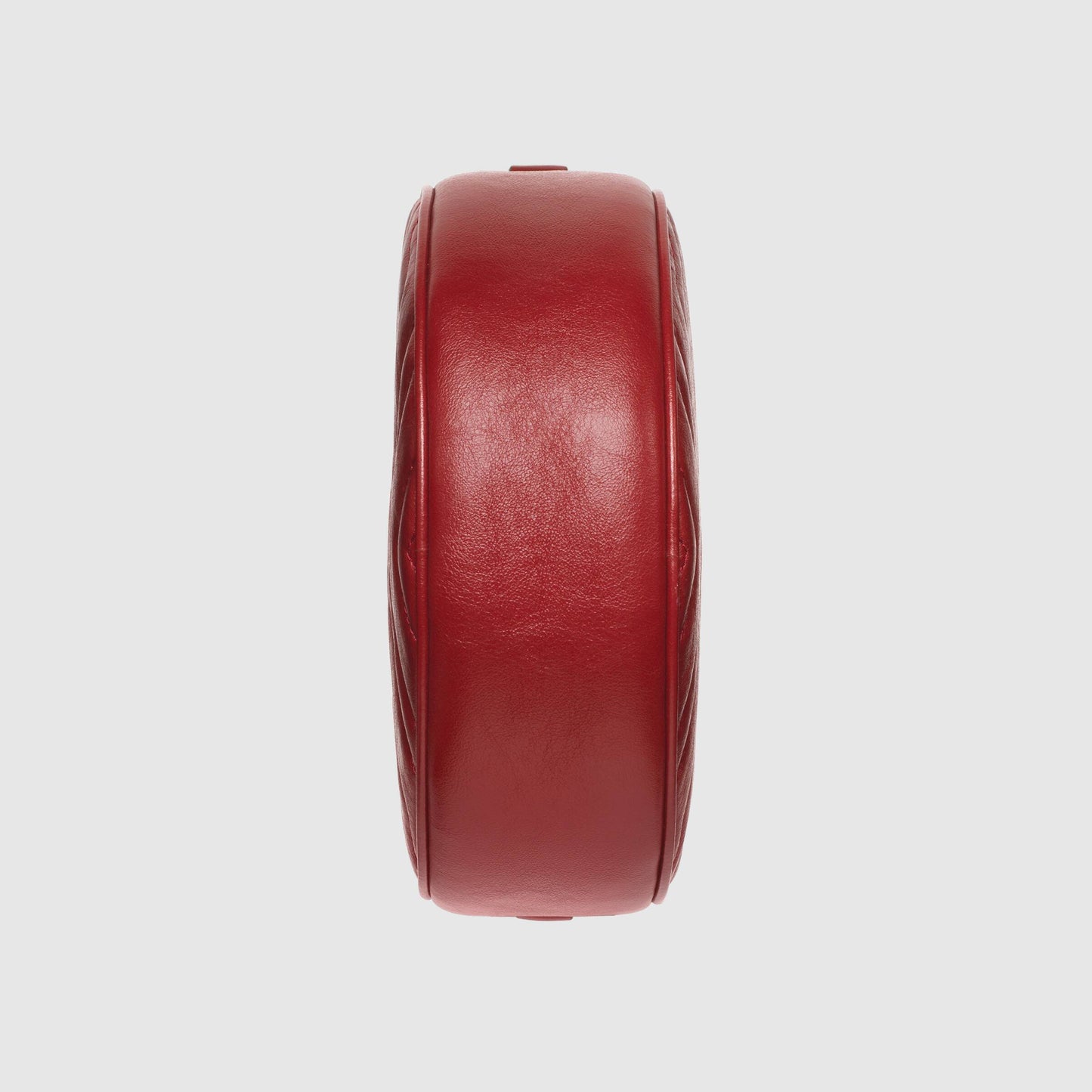 Gucci GG Marmont Mini Round Shoulder Bag Wine Red