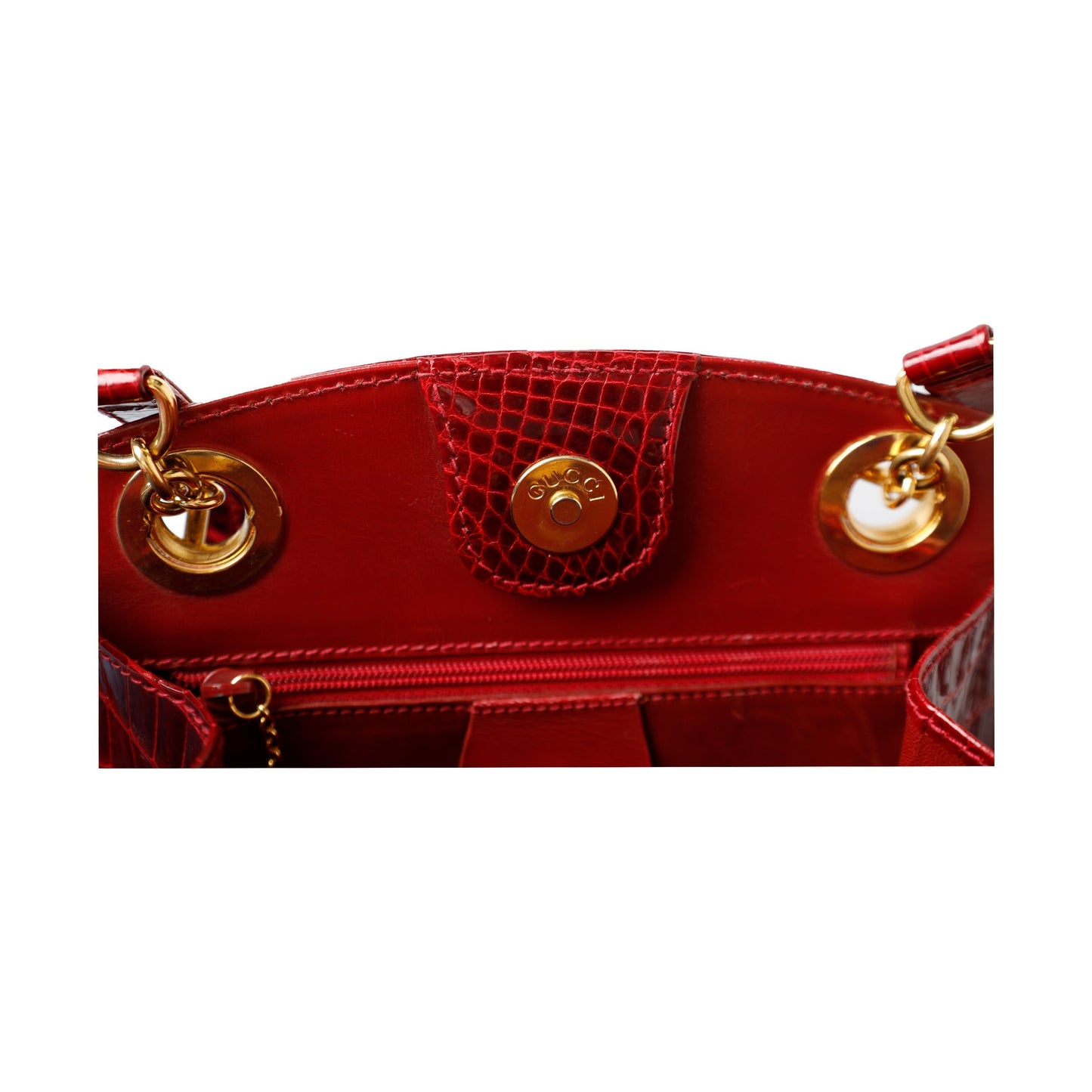 Gucci Vintage Exotic Leather Crossbody Bag - '80s