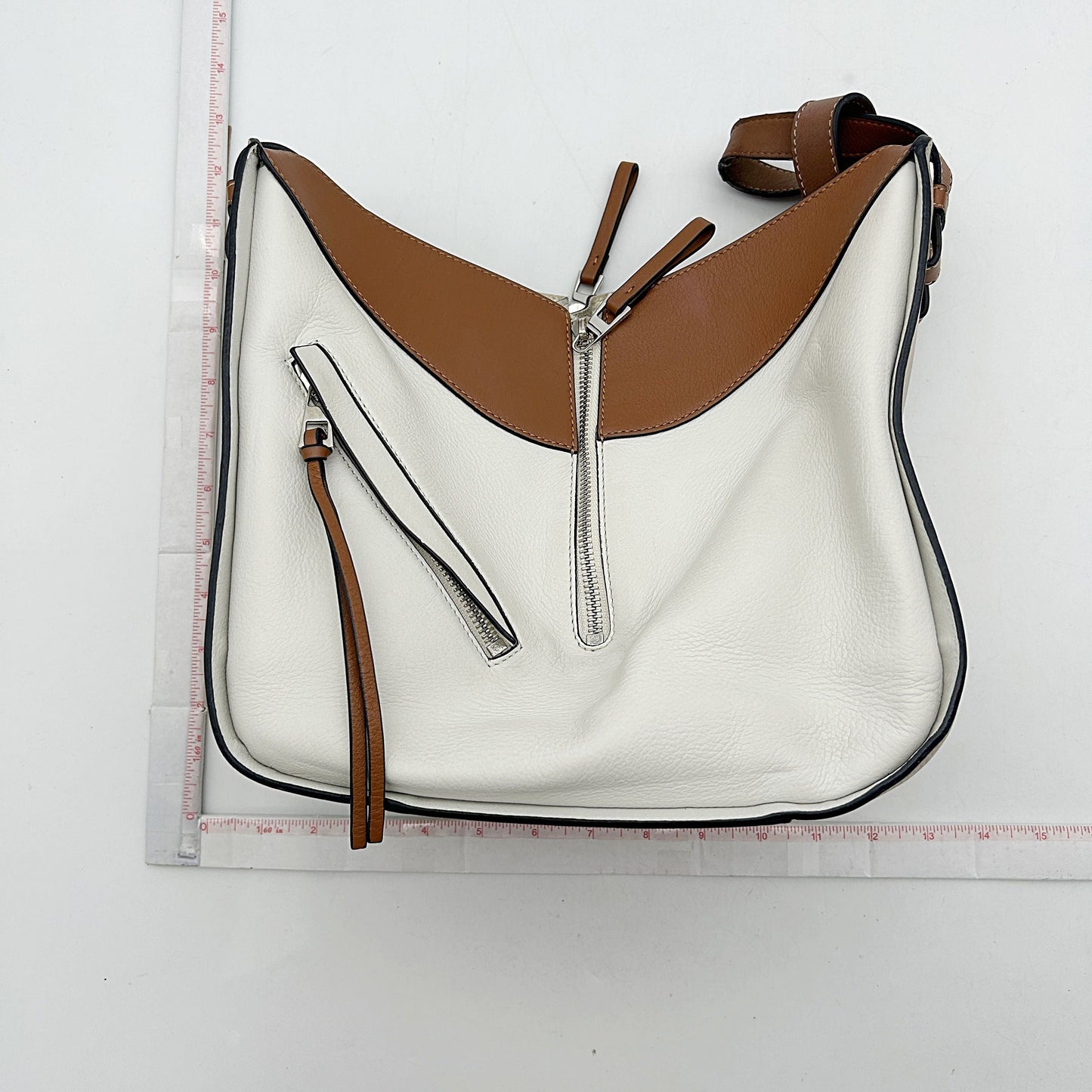 LOEWE Calfskin Small Hammock Shoulder Bag Light Oat Tan LA39725