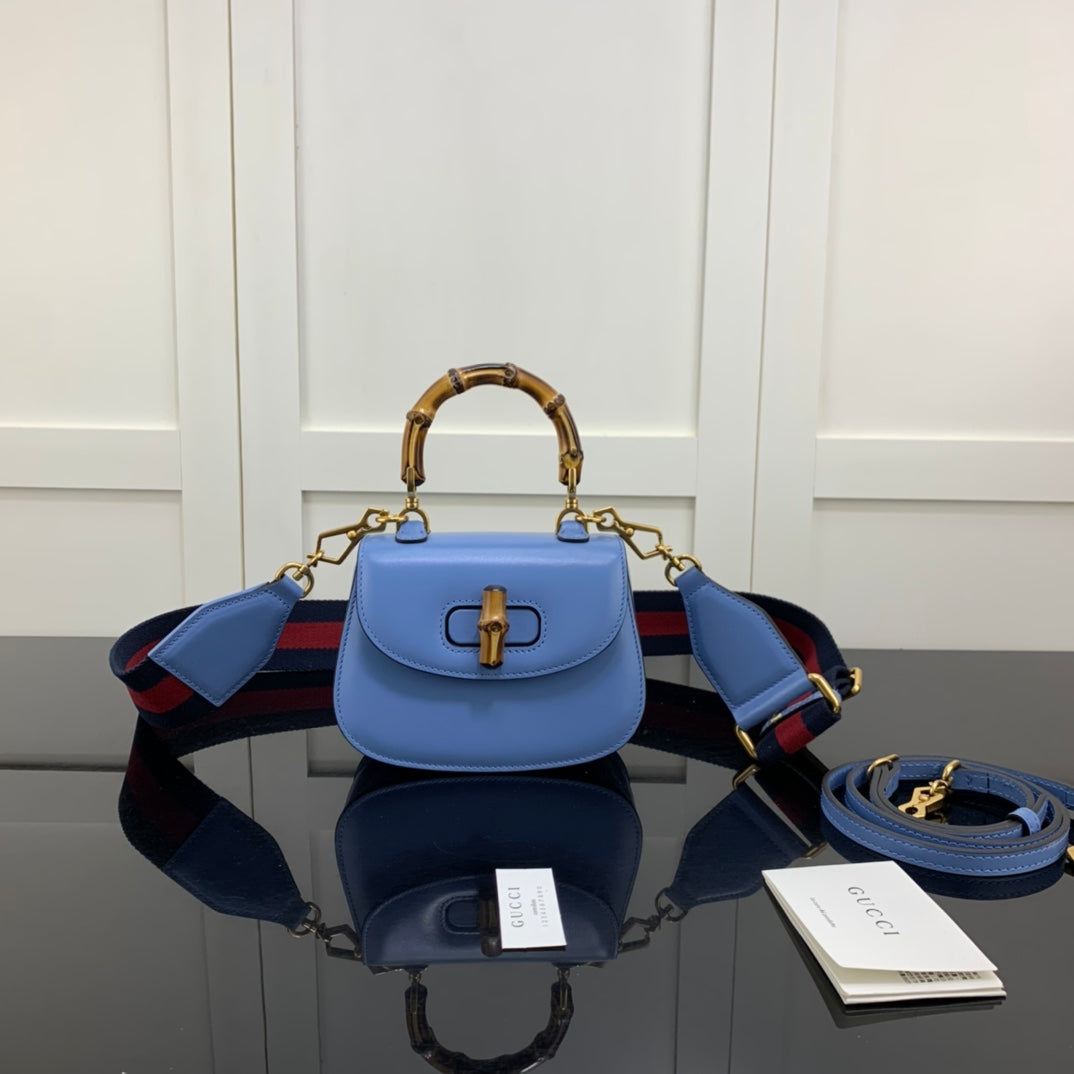 BOLSA GUCCI BAMBOO 1947 PEQUENA 17