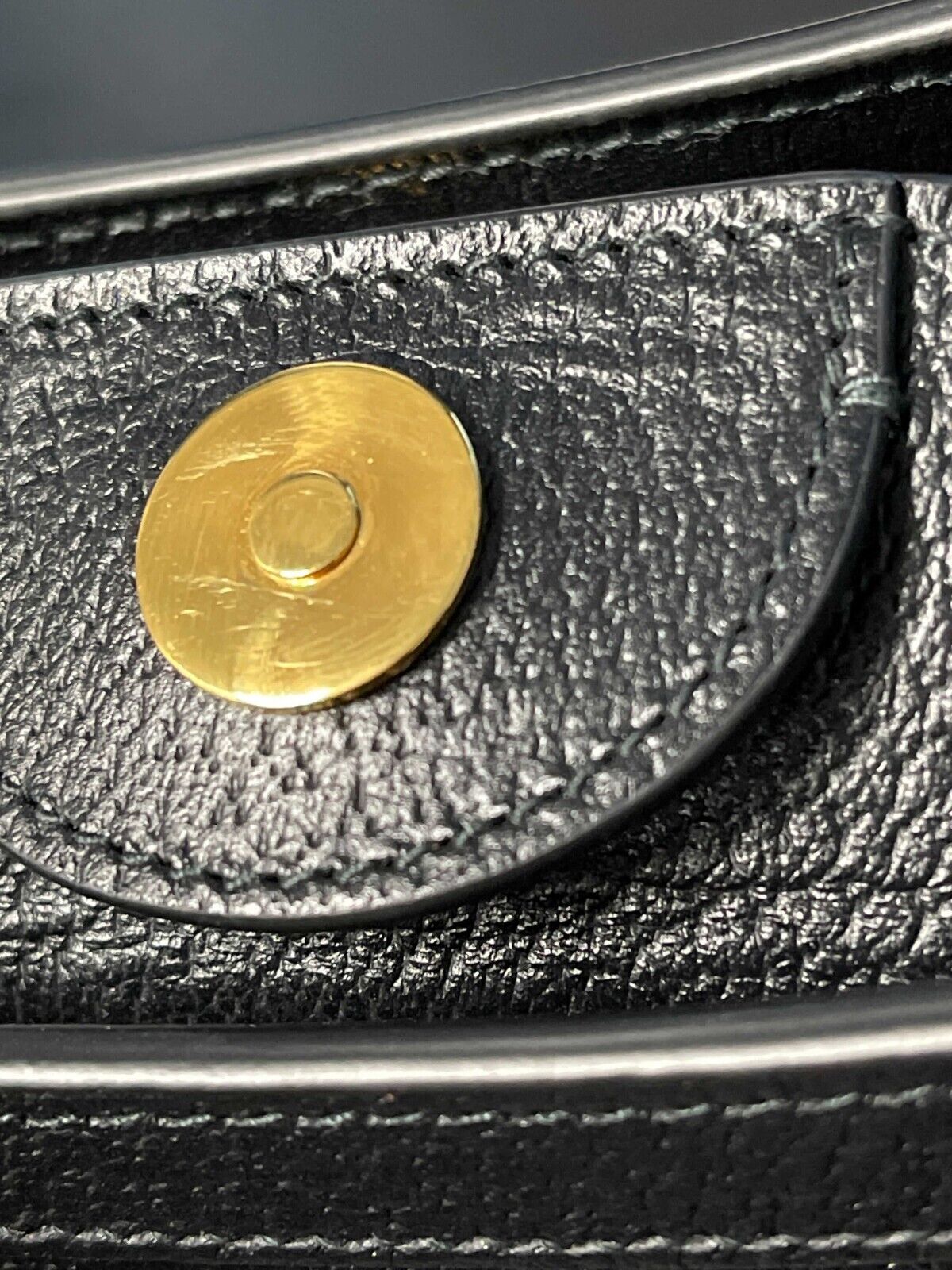 GUCCI Excellent Mini Diana NM Bamboo Handle Tote Black Crossbody Bag